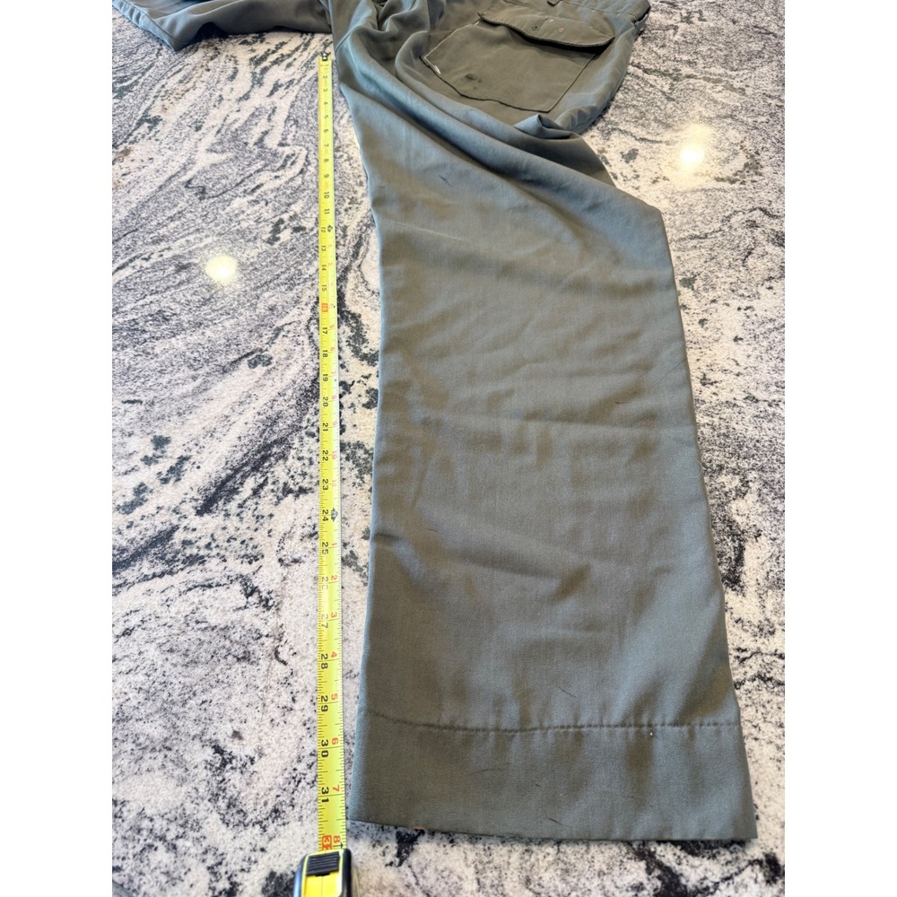 Vintage 1978 Lion Uniform Military Fire Resistant Aramid Trousers Olive Drab 36 - Picture 5 of 11